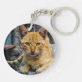 Goldene Augen Schlüsselanhänger (Rückseite)