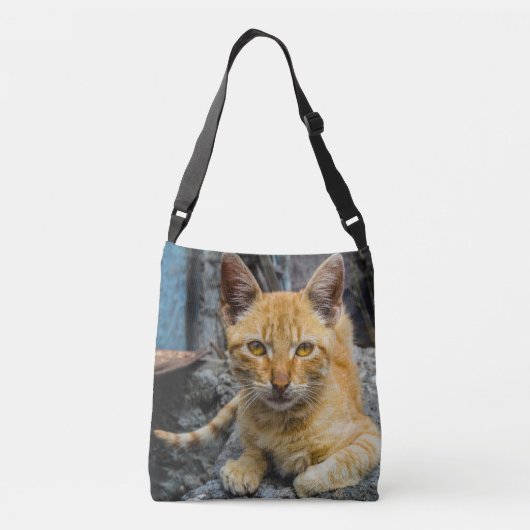 Goldene Augen Tragetaschen Mit Langen Trägern (Rückseite)