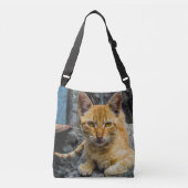 Goldene Augen Tragetaschen Mit Langen Trägern (Vorderseite)