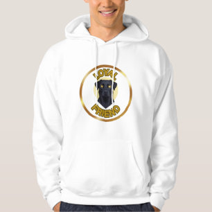Goldene Augen Treuer Hund – Minimalistisches Schwa Hoodie