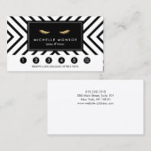 Goldene Augenblicke mit Pattern Loyalty Card Treuekarte (Vorne/Hinten)