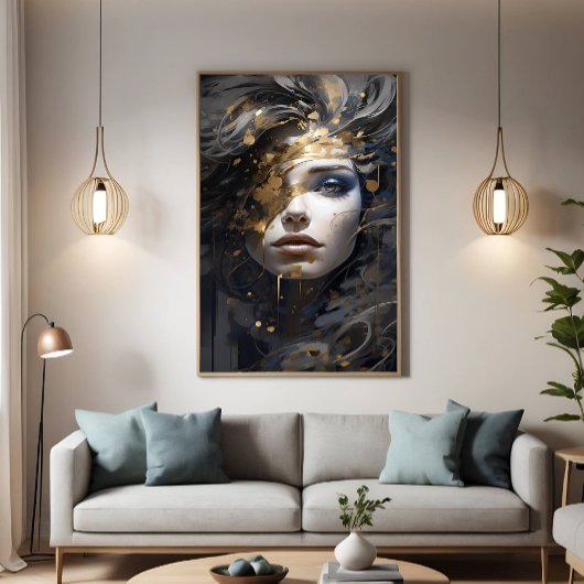 Goldene Aura Poster