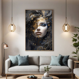 Goldene Aura Poster