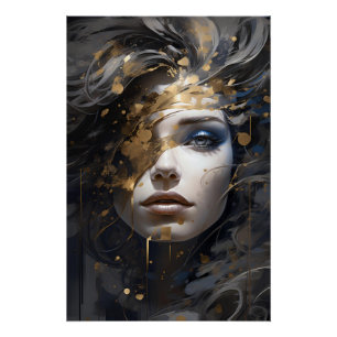 Goldene Aura Poster