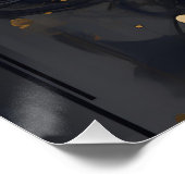 Goldene Aura Poster (Ecke)