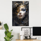 Goldene Aura Poster (Heimbüro)