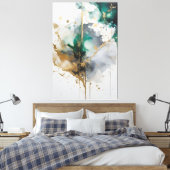 Goldene Aurora Leinwanddruck (Insitu (Schlafzimmer))