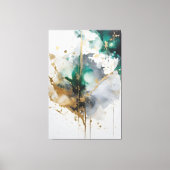 Goldene Aurora Leinwanddruck (Vorderseite)