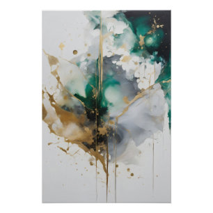 Goldene Aurora Poster