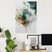 Goldene Aurora Poster (Heimbüro)