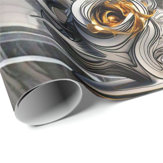 "Goldene Ausdrücke" Geschenkpapier (Rolleneckpunkt)