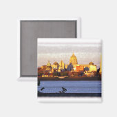 Goldene Aussicht auf Harrisburg, Pa Magnet (Vorderseite/Rückseite)