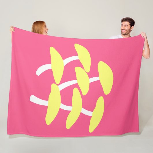 Goldene Auster-Fleece-Decke Fleecedecke (Beispiel)