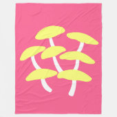 Goldene Auster-Fleece-Decke Fleecedecke (Vorderseite)