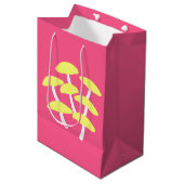 Goldene-Auster-Geschenktüte Mittlere Geschenktüte (Vorderseite Schrägansicht)
