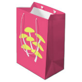 Goldene-Auster-Geschenktüte Mittlere Geschenktüte (Rückseite Schrägansicht)