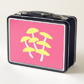 Goldene Austern-Lunchbox Metall Brotdose (Rückseite)