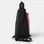 Goldene Austern-Schultertasche Crossbody Bag (Rückseite)