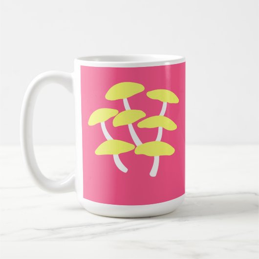 Goldene Austernpilz-Kaffeetasse Kaffeetasse (Links)