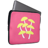 Goldene Austernpilz-Laptoptasche Laptopschutzhülle (Vorne Rechts)
