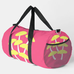 Goldene Austernpilz-Reisetasche Duffle Bag