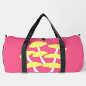 Goldene Austernpilz-Reisetasche Duffle Bag (Rückseite)