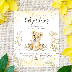 Goldene Babydusche
