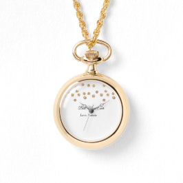 Goldene Bälle Glitzer Mama gibt Mutter je einen Na Armbanduhr