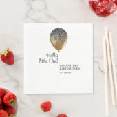 Goldene Ballon-Baby-Party-Feier Serviette (Beispiel)