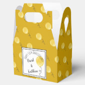 Goldene Ballons 50 Jahre Gastgeschenk Box Geschenkschachtel (Geöffnet)