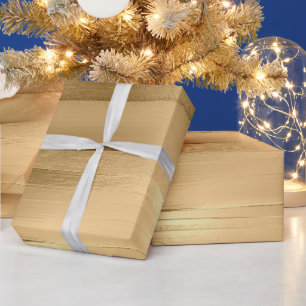 goldene Bandstruktur metallisch stilvoll Geschenkpapier