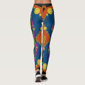 Goldene Barockkette: Elegantes Muster. Leggings (Rückseite)