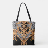 Goldene Barockschmuck Tasche (Rückseite)