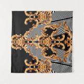 Goldene Barockschmuck Wandteppich (Vorderseite (Horizontal))