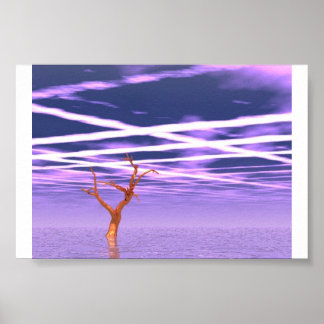 Goldene Bäume Poster