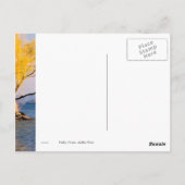 Goldene Bäume Postkarte (Rückseite)