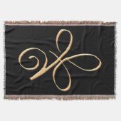 Goldene bedingungslose Liebe Decke (Vorderseite)