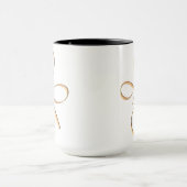 Goldene bedingungslose Liebe Tasse (Zentrum)
