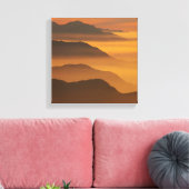 Goldene Berge Leinwanddruck (Insitu (Wohnzimmer))
