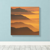 Goldene Berge Leinwanddruck (Insitu (Holzboden))