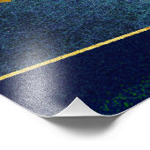 Goldene Bergketten Fotodruck (Ecke)