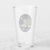 Goldene Bergketten Glas (Rückseite)