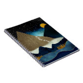 Goldene Bergketten Notizblock (Rechte Seite)