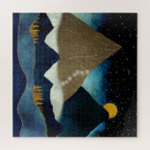 Goldene Bergketten Puzzle (Horizontal)