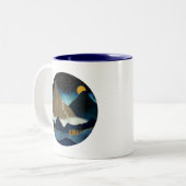 Goldene Bergketten Zweifarbige Tasse (Vorderseite Links)