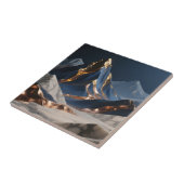 Goldene Berglandschaft aus Marmor Fliese (Seite)