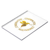 Goldene Bestätigung und Heiliger Geist Notizblock (Linke Seite)