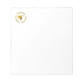 Goldene Bestätigung und Heiliger Geist Notizblock (Vorderseite)