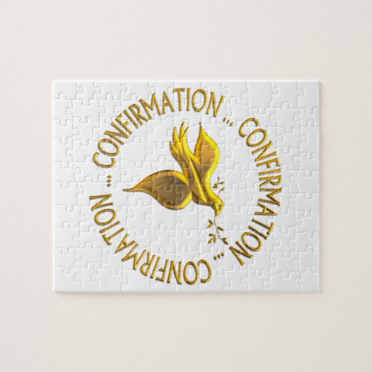 Goldene Bestätigung und Heiliger Geist Puzzle (Horizontal)