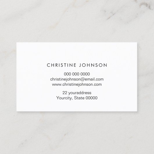 goldene Biene auf IMITATEN Glitzer Aquarell abstra Visitenkarte (Rückseite)